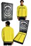 Yellow Tribün Laser Boxed Arma Detail Men's Sweatshirt