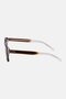 Men 20680209Q51QT Square Sunglasses, Brown - 4
