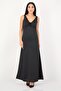 Women Polka Maxi Dress, Multicolor