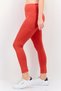 Women Sportswear Fit High Rise Outdoor Leggings, Red - 2