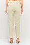 Women Regular Fit Plaid Straight Leg Pants, Beige - 3