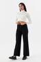 Buy Rope Lace-Up Knitwear Trousers Black - 3