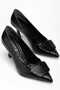 Madri Croc Buckled Women's Heeled Shoes - 2