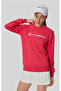 Icons Crewneck Sweatshirt Women's Pink Sweatshirt - 117752-Ps203