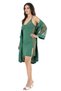Women's Dressing Gown with Lace Detail 2-Piece Set 32-28