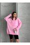 Women's Crew Neck Oversize Knitwear Sweater - 2