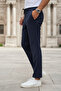 Men's Lace-Up Jogger Pants Casual Elegance, Relaxed Fit - 2