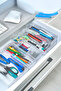 6-Piece Inside Cabinet Jewelry Makeup Organizer - Drawer Organizer Set Transparent High Quality Acrylic - 2