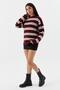 Striped Knitwear Sweater Bordo - 4