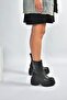 V965305009 Black Wedge Sole Women's Boots - 3