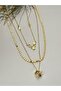 Steel Necklace Set (Honeycomb Necklace). Bee Necklace) - 4