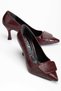 Madri Croc Buckled Women's Heeled Shoes