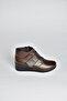 V324501903 Brown Genuine Leather Velcro Women's Boots - 7