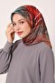 وشاح كريستالي لامع بنمط مخطط عرقي