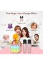 Children and Adult Karaoke Machine Mini Portable Speaker with Wireless Microphone and Lights - 2