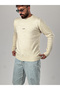 Basic Beige Men's Sweatshirt