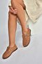 V846871002 Tan Suede Casual Women's Shoes - 4