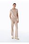 Powder Merino Wool Blend Knitwear Trousers - 2