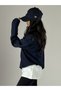 Oversize Navy Blue Women's Sweatshirt - 3