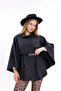 Women's Winter Cashmere Poncho - 5
