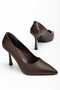 Parhis Brown Women's High Heel Shoes Stiletto - 2