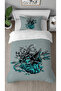 Wolf Scandinavian Patterned Digital Design Printed Single Modern Duvet Cover Set Without Sheets