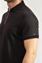 Men's Polo Neck T-Shirt Black - 4