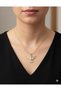 Stainless Steel Zircon Stone Phoenix Bird Women's Necklace Gold Yellow - 6