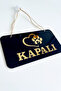 Gold Design Plexiglass Door Sign (Open/Closed) for Pet Shops - 4