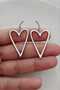 Elegant Heart Silver Color Women Earrings