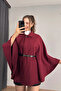 Women's Winter Cashmere Poncho - 4