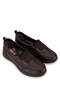 Women's Genuine Leather Brown Comfort Shoes - 2