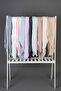 100% Cotton with Tassel Edges 4 Layers 230 Grams 115 X100 cm Multi-Purpose Muslin Baby Blanket - 4