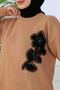Processing Detail Knitwear Set S1067 Mink - 3