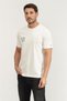 Erkek Bisiklet Yaka T-Shirt Sarı - 2