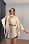 Women's Winter Cashmere Poncho - 5