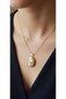 Far City Alya Stainless Steel Phoenix Zircon Stone Modern Stylish Non-Tarnish Gold Women's Necklace - 8