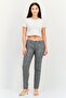 Women Chino Fit Plaid Straight Leg Pants, Multicolor - 4