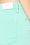 Women Slim Fit Solid Stretchable Jeans, Light Green - 3