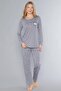 Long Sleeve Pajama Set Seasonal Viscose 790-64 - 3