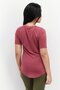 Women Sport Fit Training Top, Purple - 2