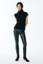 Hakim Yaka Black Knitwear Blouse - 4