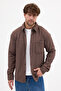 Men's Regular Fit Lycra Lined Ottoman Fabric Jacket Shirt - 5