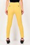 Women Tapered Fit Solid Chino Pants, Mustard - 2
