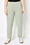 Women Regular Fit Solid Straight Leg Pants, Sage Green