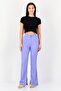 Women Regular Fit Solid Palazzo Pants, Light Purple - 3