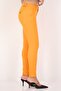 Women Regular Fit Solid Cropped Pants, Bright Orange - 2