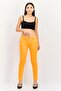 Women Cropped Fit Plain Chino Pants, Orange - 4