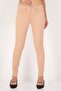 Women Skinny Fit Solid Cropped Pants, Tan