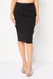 Women Solid Mini Skirts, Black